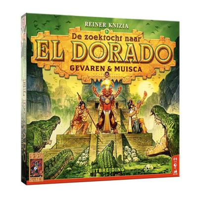 De Zoektocht naar El Dorado: Gevaren & Muisca Uitbreiding - Bordspel