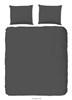 Good Morning Dekbedovertrek "uni dessin" - Antraciet - (200x200/220 cm) - Katoen Good Morning Dekbedovertrek "uni dessin" - Antraciet - (200x200/220 cm) - Katoen
