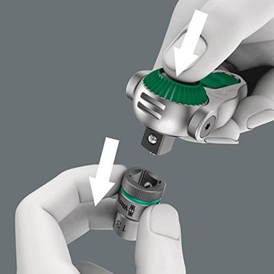 Wera 8100 SC 6 Zyklop Speed-ratelset, 1/2"-aandrijving, metrisch , 28 -delig - 1 stuk(s) - 05004076001