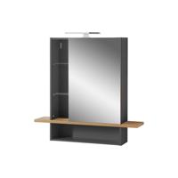 Spiegelkast Amares Grafiet Eiken - thumbnail