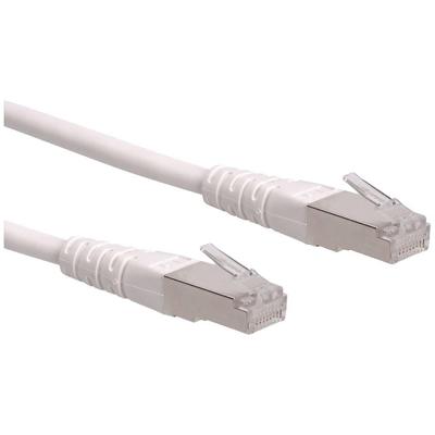 ROLINE patchkabel Cat.6 (Klasse E) S/FTP (PiMF), wit, 7 m