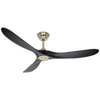CasaFan ECO GENUINO 152 MG-MS Plafondventilator 16.6 W (Ø x h) 1520 mm x 285 mm Messing Met afstandsbediening, Met wintermodus - thumbnail