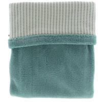 Snoozebaby baby wiegdeken 75x100 cm Smokey Green - thumbnail