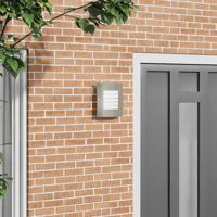 Buitenwandlamp 2 pcs Zilver 23.5 x 10.5 x 26 cm Roestvrij staal - thumbnail