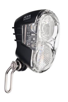 Axa Koplamp echo 15 switch aan/uit led dynamo zwart