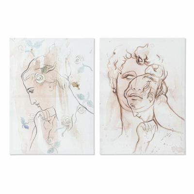 Schilderij DKD Home Decor Abstract (50 x 1,8 x 70 cm) (2 Stuks)