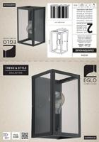 Eglo Wandlamp zw/helder &apos;charterhouse&apos; - thumbnail
