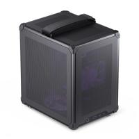Jonsbo C6 Handle Black Mini-tower Behuizing, Gaming-behuizing, PC-behuizing Zwart - thumbnail