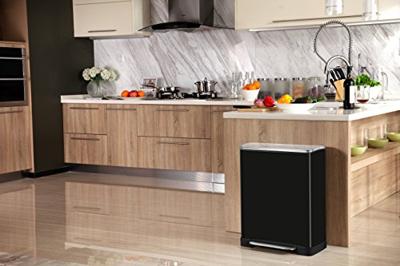 EKO pedaalemmer e-cube 50 l matzwart
