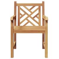 Tuinstoelen 2 pcs Bruin 58 x 60 x 90 cm Massief teakhout - thumbnail