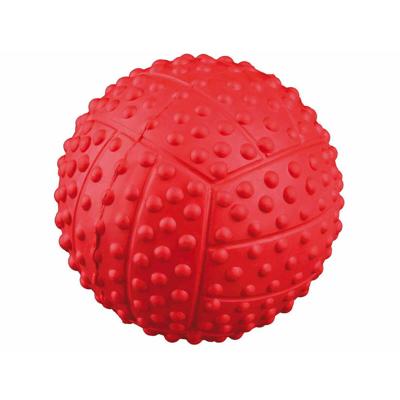 TRIXIE NATUURRUBBER SPORTBAL DIVERSE ASSORTI 7X7X7 CM 3 ST