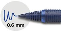 Schneider Schreibgeräte One Business 06 183084 Rollerballpen 0.6 mm Zwart, Blauw 4 stuk(s) - thumbnail