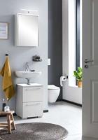 Schildmeyer Onderkast wastafel Carlos (Breedte 40 cm, parelwit) - thumbnail