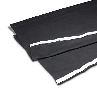 Adam Hall zwart podiumrok met klittenband 80cm x 2m