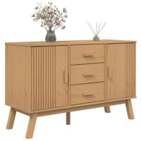 Dressoir OLDEN 114x43x73,5 cm massief grenenhout bruin - thumbnail
