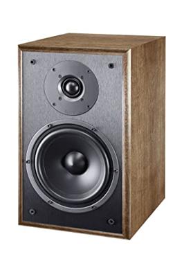Monitor S30, krachtige kastbox, 2-weg plankluidspreker 2-weg basreflex, 1 paar, walnoot