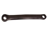Crankarm links Vinty 170mm spieloos - zwart gecoat - thumbnail