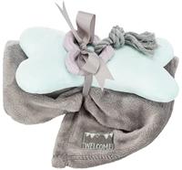 Trixie junior puppy set fleece deken en speelgoed - thumbnail