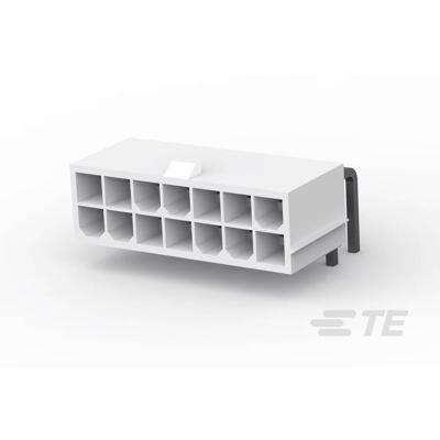 TE Connectivity 1-1586041-4 Male header, inbouw (standaard) Inhoud: 1 stuk(s) Tray