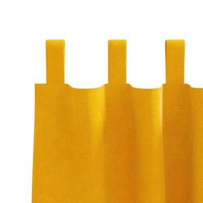 VidaXL Verduisterende gordijnen 2 pcs mosterdgeel 140 x 140 cm fluweel VidaXL Verduisterende gordijnen 2 pcs mosterdgeel 140 x 140 cm fluweel