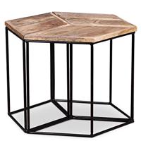 Salontafel 56x48x40 cm massief mangohout - thumbnail