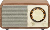 Sangean WR-7 Genuine Mini Radio VHF (FM) Bluetooth Oplaadbaar Walnoot - thumbnail