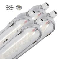 4 PACK - LED's Light pro Koppelbaar CCT/Power select TL armatuur met Strip - 180lm/w 39W 150cm 7020lm 3000K/4000K/6500K - IP65 IK08 - thumbnail