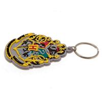 Harry Potter - Hogwarts Crest Rubber Keychain - thumbnail