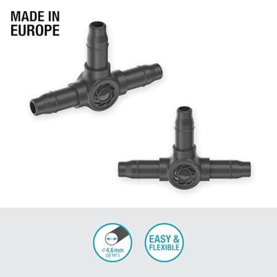 GARDENA T-stuk 4,6 mm (3/16") verbinding