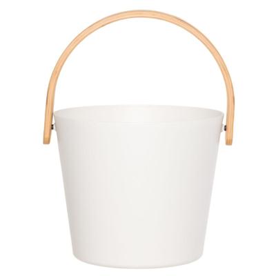 Rento Design sauna-emmer met beugel - Wit