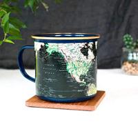 Gift Republic Blauwe Emaille mok - thumbnail