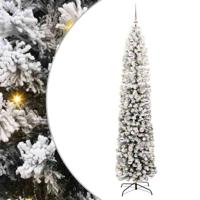 VidaXL Kunstkerstboom groen 240 cm pvc en staal en kunststof - thumbnail