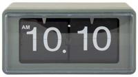 Karlsson Wand/tafelklok Retro Boxed Flip Jungle Green - thumbnail
