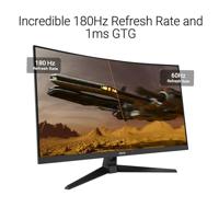 ASUS TUF Gaming VG32WQ3B 31,5 inch gaming monitor (QHD, gebogen, 180 Hz, ELMB, FreeSync, 1ms GTG (minimaal 0,5 ms), 90% DCI-P3, HDR, DisplayWidget Center) - thumbnail