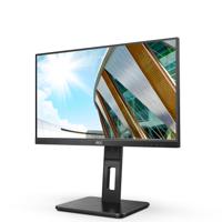 AOC 22P2DU FHD-monitor, 22 inch, in hoogte verstelbaar (1920x1080, 75 Hz, VGA, DVI, HDMI, USB-hub) zwart - thumbnail