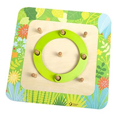 Classic World world mijn houten leerpuzzel, 29dlg.