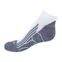 Coolmax enkelsokken - 43/46 - wit/grijs - 2 paar - thumbnail