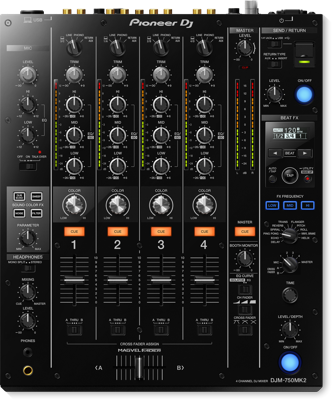 Pioneer DJ DJM-750 MK2 4-kanaals dj mixer