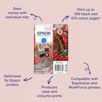 Epson Inktcartridge 503XL Origineel Cyaan C 13 T 09R24010 - thumbnail