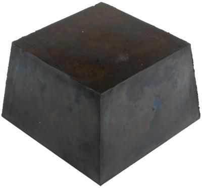 BUSCHiNG rubber blok rubber block 120x120x75mm uni for lifting platforms