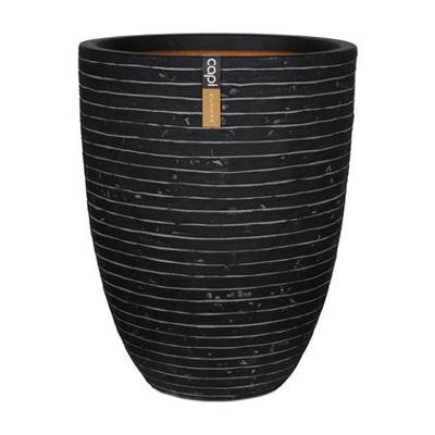 Capi bloempot nature row elegant laag 46x58 cm antraciet krwz783