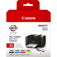 Inktcartridge Canon PGI-1500XL zwart + kleur - thumbnail