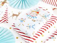 Kadopapier Candy Rood/Wit 70x200 cm - thumbnail