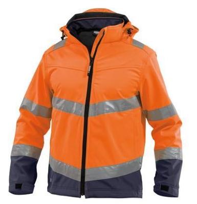 DASSY hoge zichtbaarheidsjas malaga oranje/blauw m