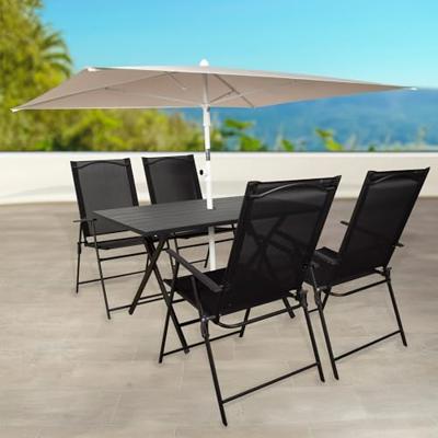 Parasol Aktive 180 x 220 x 145 cm Donker grijs
