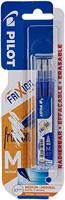 Pilot vulling Frixion Ball en Frixion Ball Clicker, blister van 3 stuks, blauw - thumbnail