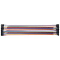 Renkforce JKMM406 Jumperkabel Arduino, Banana Pi, Raspberry Pi® [40x Draadbrug-stekker - 40x Draadbrug-stekker] 60.00 cm Bont - thumbnail