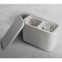 Cosmetica Opbergdoos-Wattenstaafjes Ideavit Solidcase 14x7x10.2 cm Solid Surface Mat Wit - thumbnail