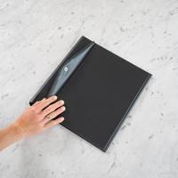 Tafelflipover rillstab a4 staand zwart 10 tassen - thumbnail