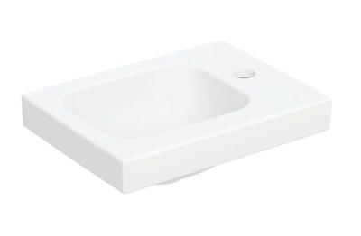 Geberit Icon light fontein 38cm 1 kraangat rechts zonder overloop mat wit 501.830.jt.1